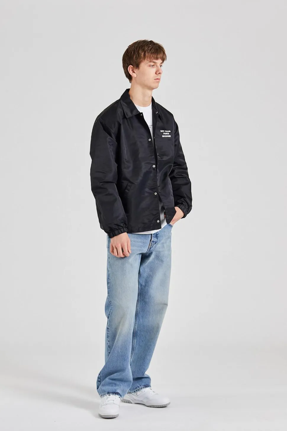 La Veste Slogan Black