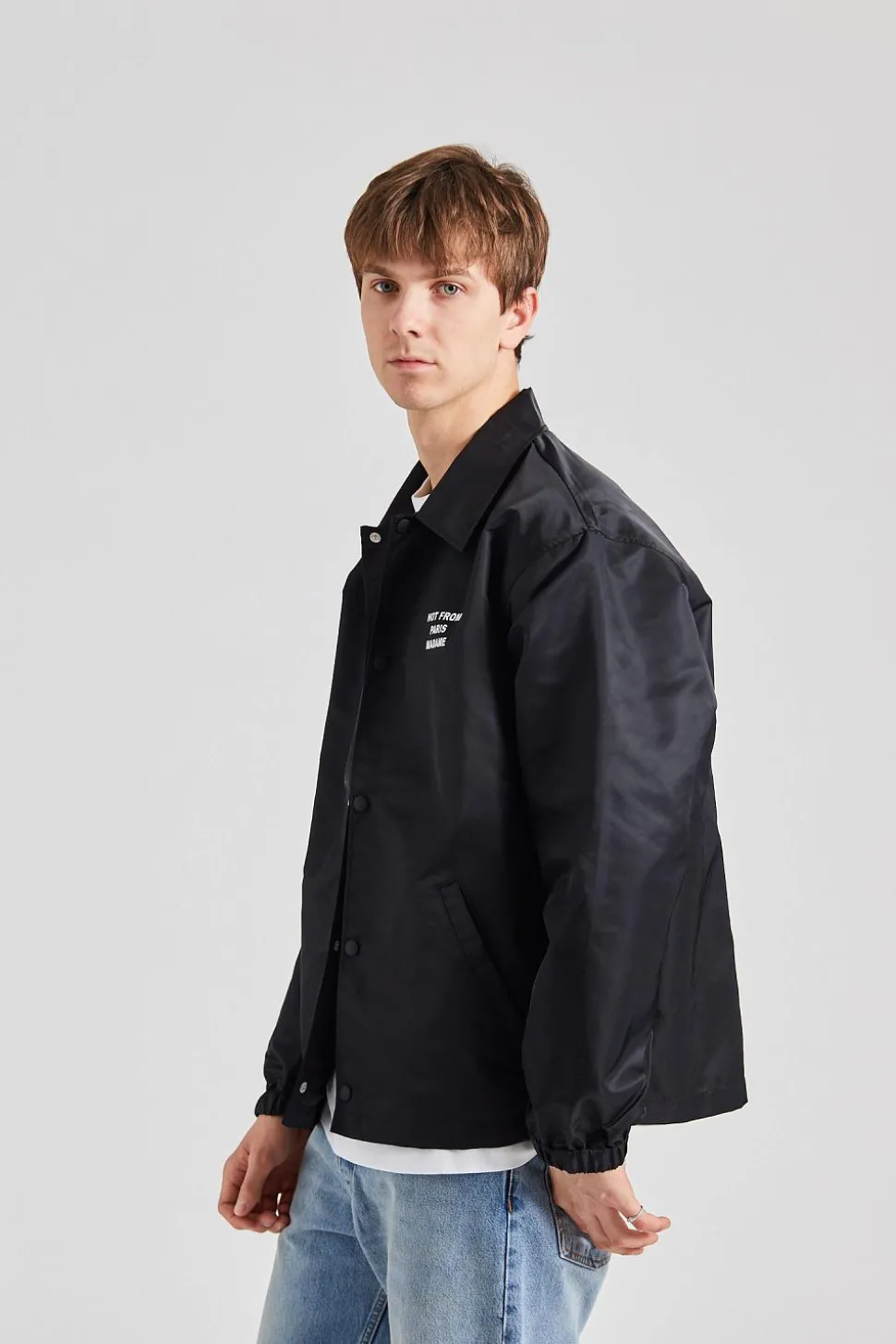 La Veste Slogan Black