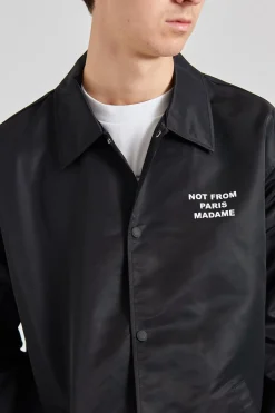 La Veste Slogan Black