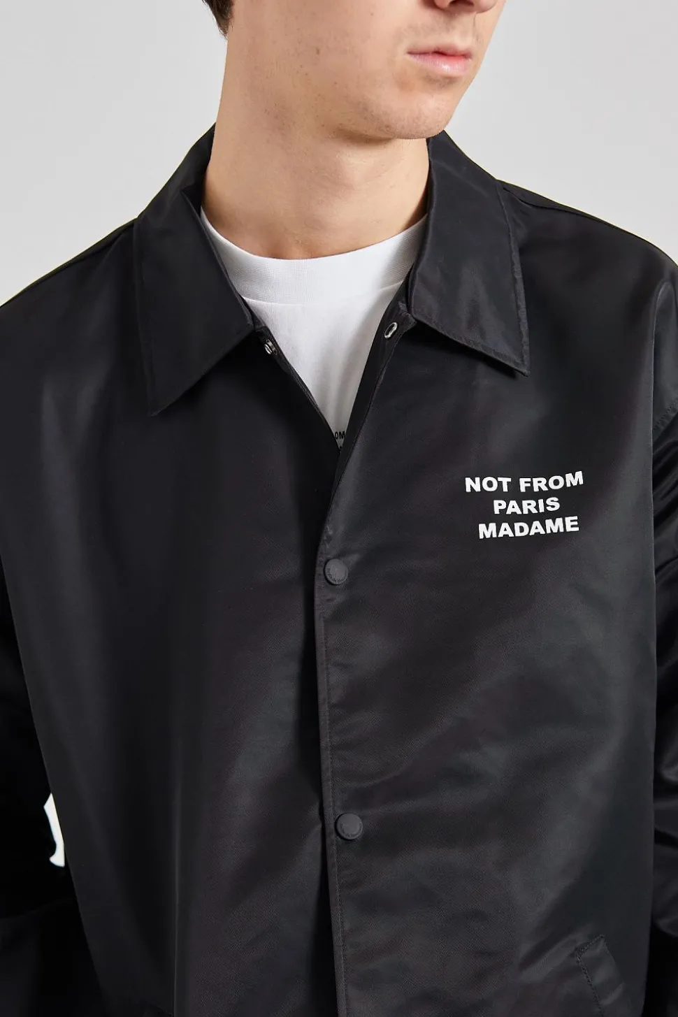 La Veste Slogan Black