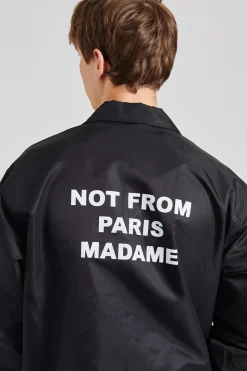 La Veste Slogan Black