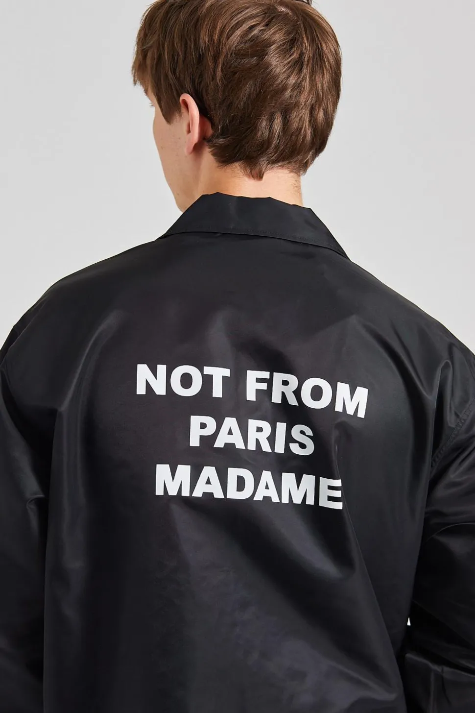 La Veste Slogan Black