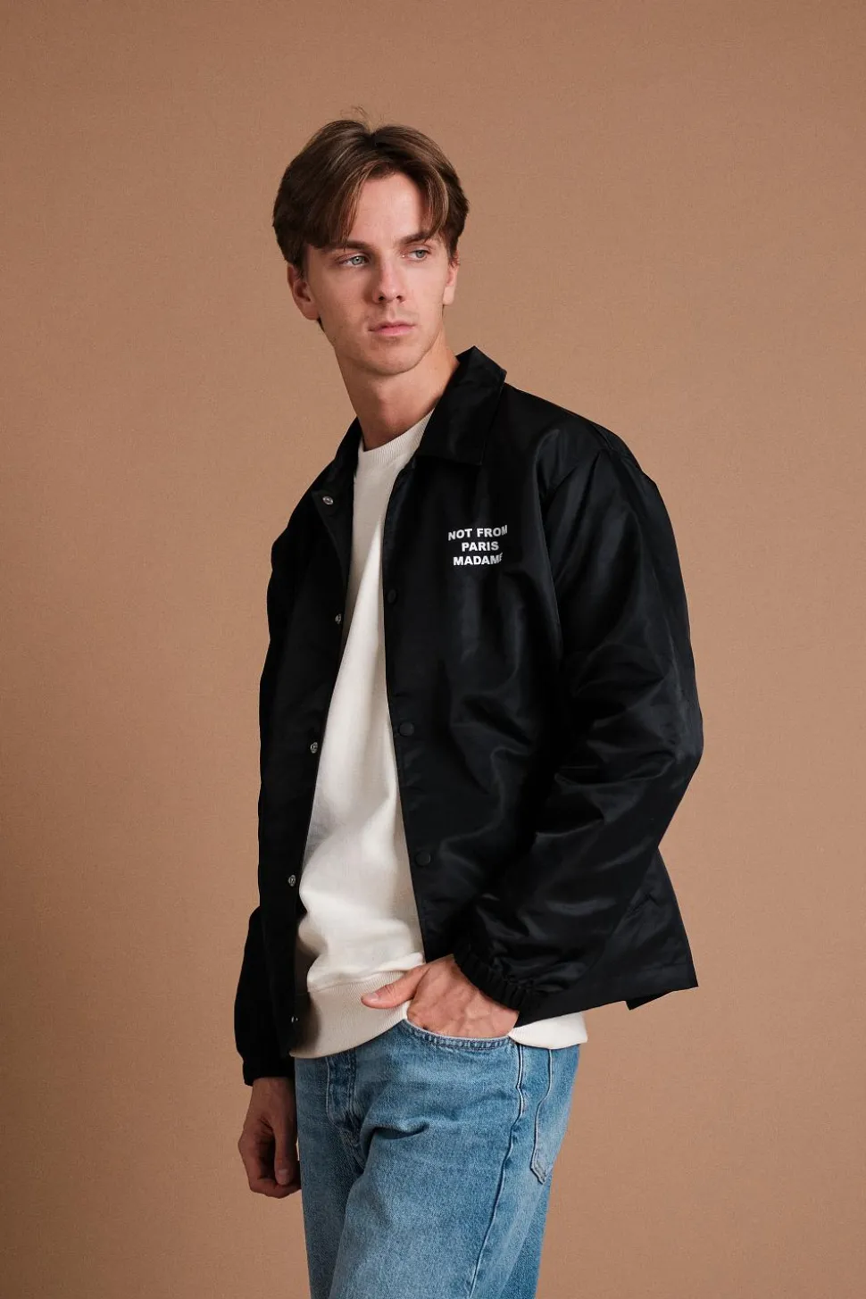 La Veste Slogan Black
