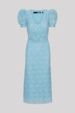 Lace Puff Sleeve Dress Omphalodes