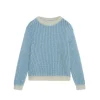 Lane Brioche Sweater Lt Blue