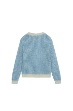 Lane Brioche Sweater Lt Blue