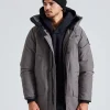 Langford Parka CR Blac Disc Coastal Grey