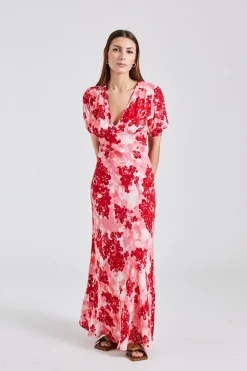 Las Mayas Midi Dress Rosella Floral