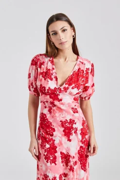 Las Mayas Midi Dress Rosella Floral