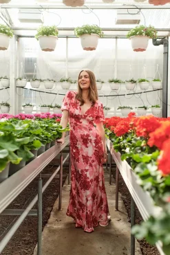 Las Mayas Midi Dress Rosella Floral