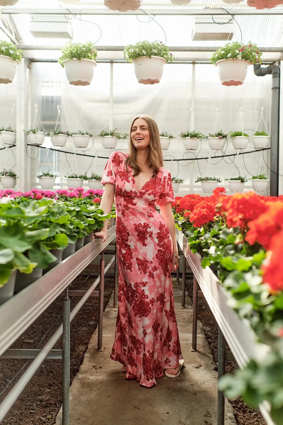 Las Mayas Midi Dress Rosella Floral