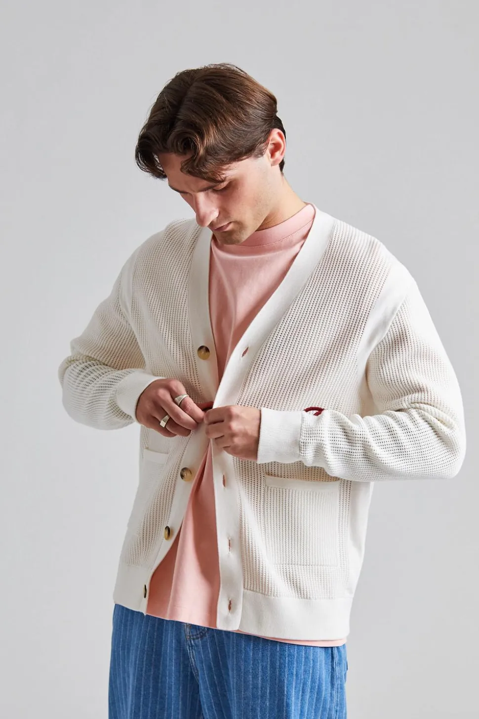 Le Cardigan Monogramme Cream