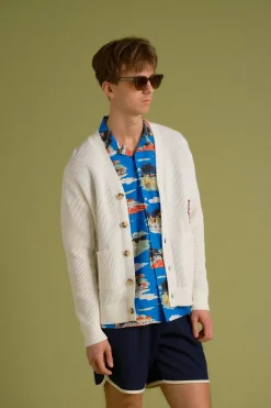 Le Cardigan Monogramme Cream