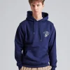 Le Hoodie Slogan Esquisse Navy