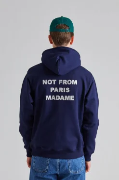 Le Hoodie Slogan Navy