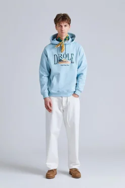 Le Hoodie Tennis Court Light Blue