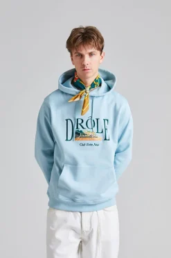 Le Hoodie Tennis Court Light Blue