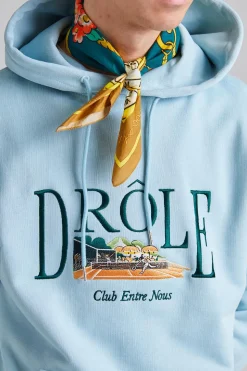 Le Hoodie Tennis Court Light Blue