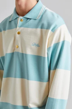 Le Polo Drôle Rayé Blue