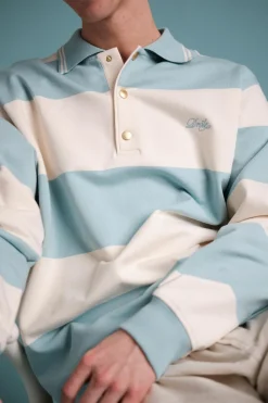 Le Polo Drôle Rayé Blue