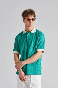 Le Polo Monogramme MC Emeraude