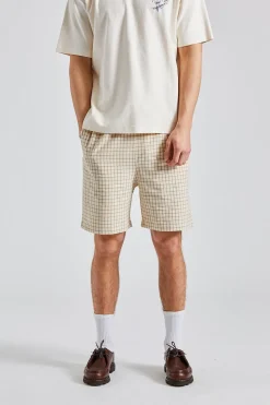 Le Short Carreaux Beige