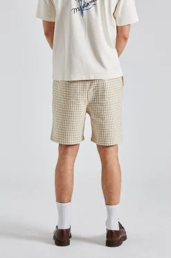 Le Short Carreaux Beige