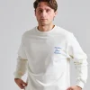Le Sweatshirt Slogan Cursive Off White