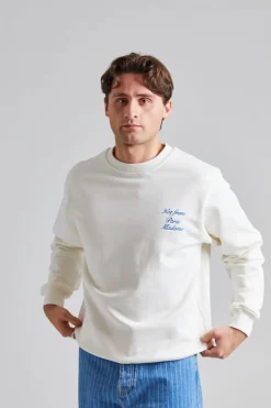 Le Sweatshirt Slogan Cursive Off White