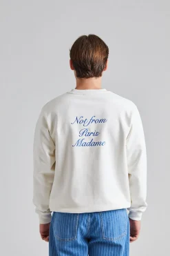Le Sweatshirt Slogan Cursive Off White