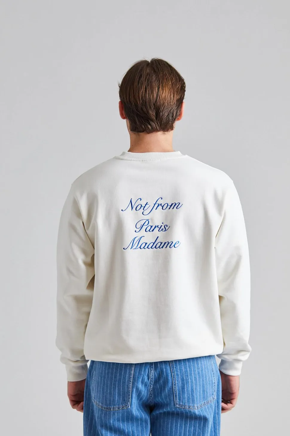 Le Sweatshirt Slogan Cursive Off White