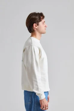Le Sweatshirt Slogan Cursive Off White