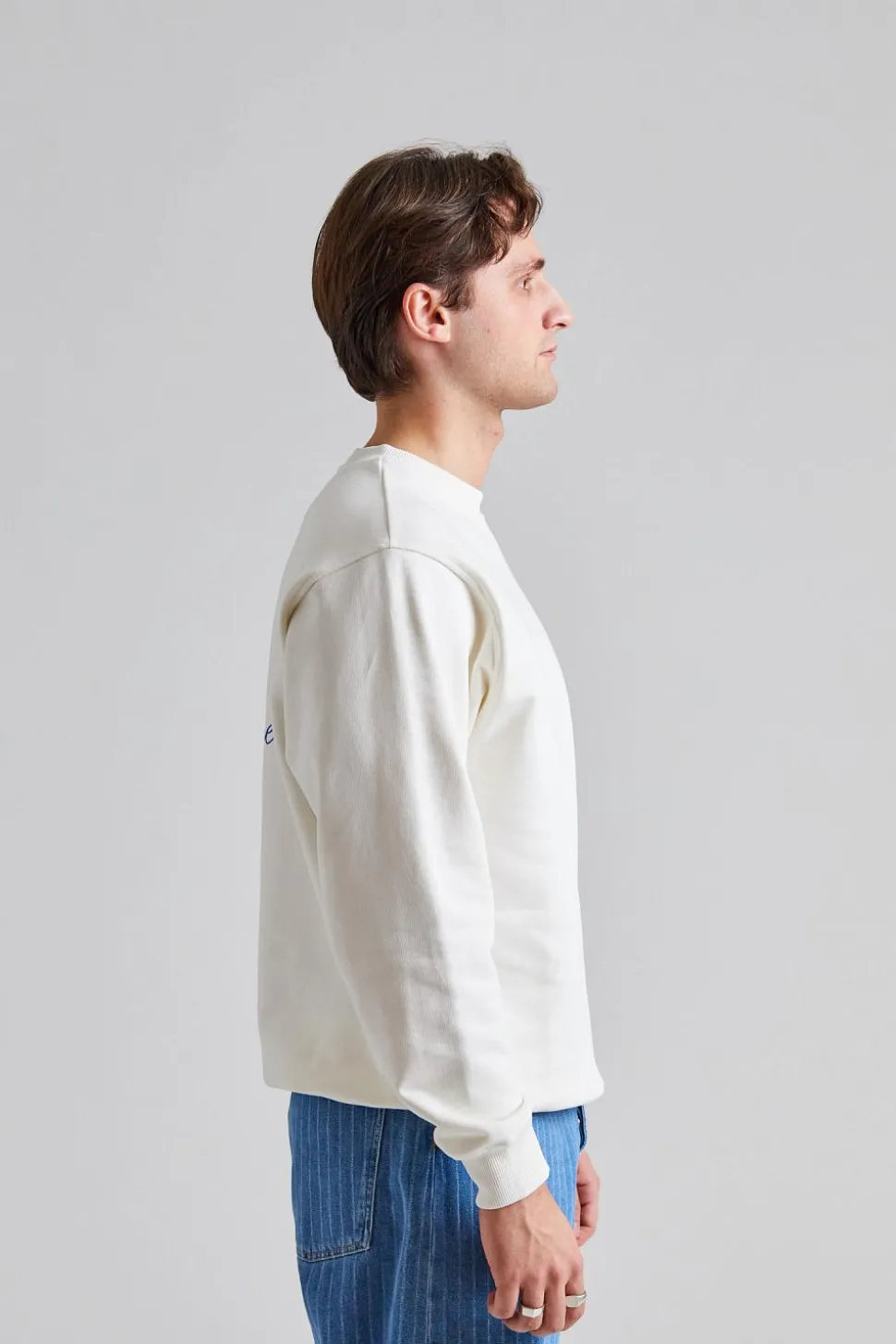 Le Sweatshirt Slogan Cursive Off White