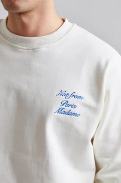 Le Sweatshirt Slogan Cursive Off White