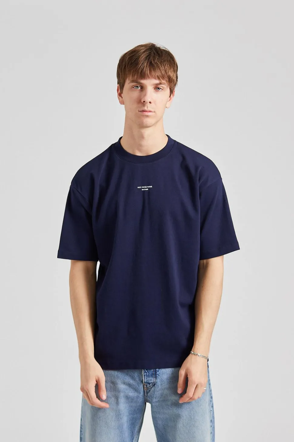 Le T-Shirt Slogan Classique Navy
