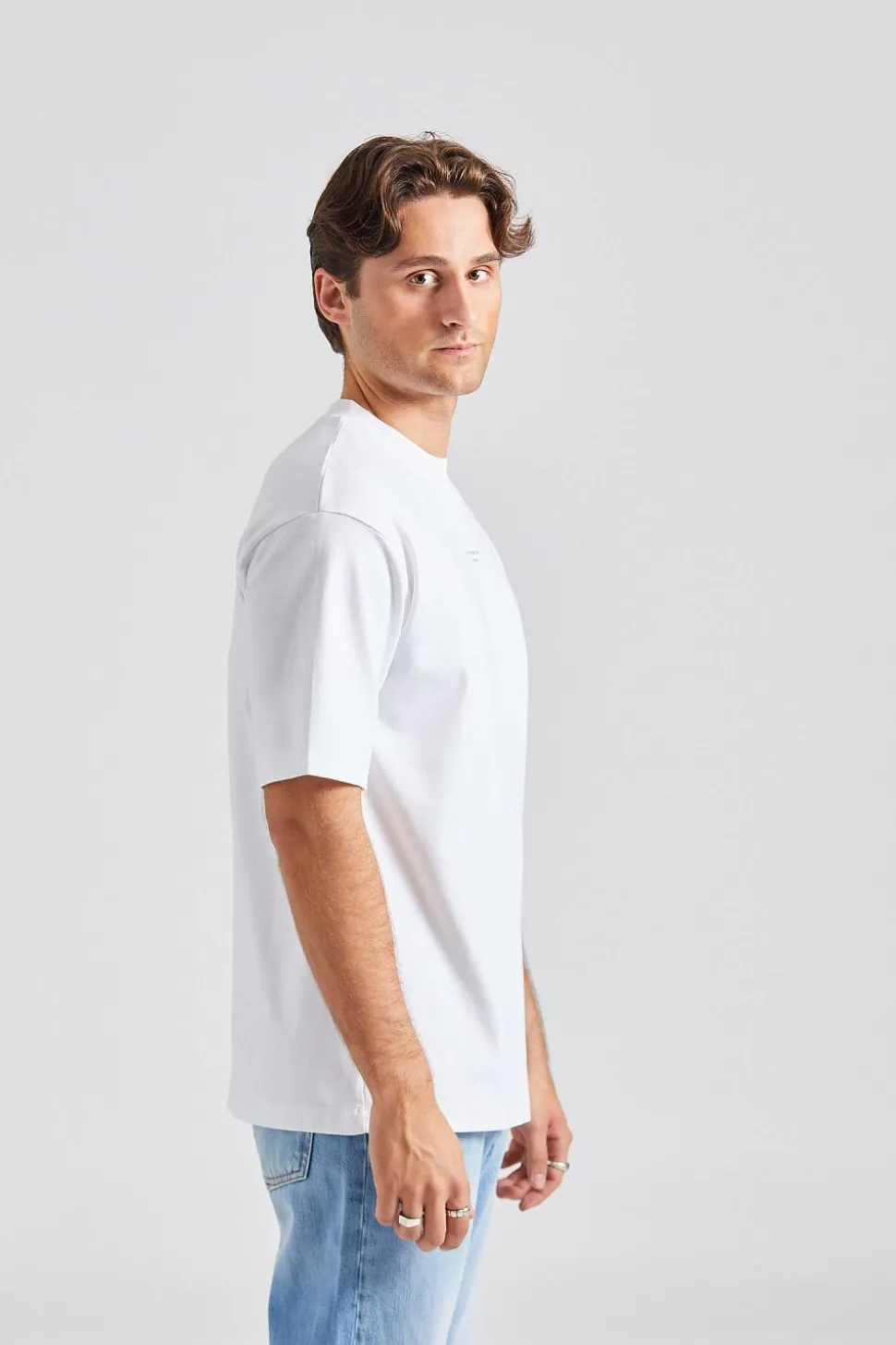 Le T-Shirt Slogan Classique Optic White