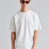 Le T-Shirt Slogan Cursive Off White