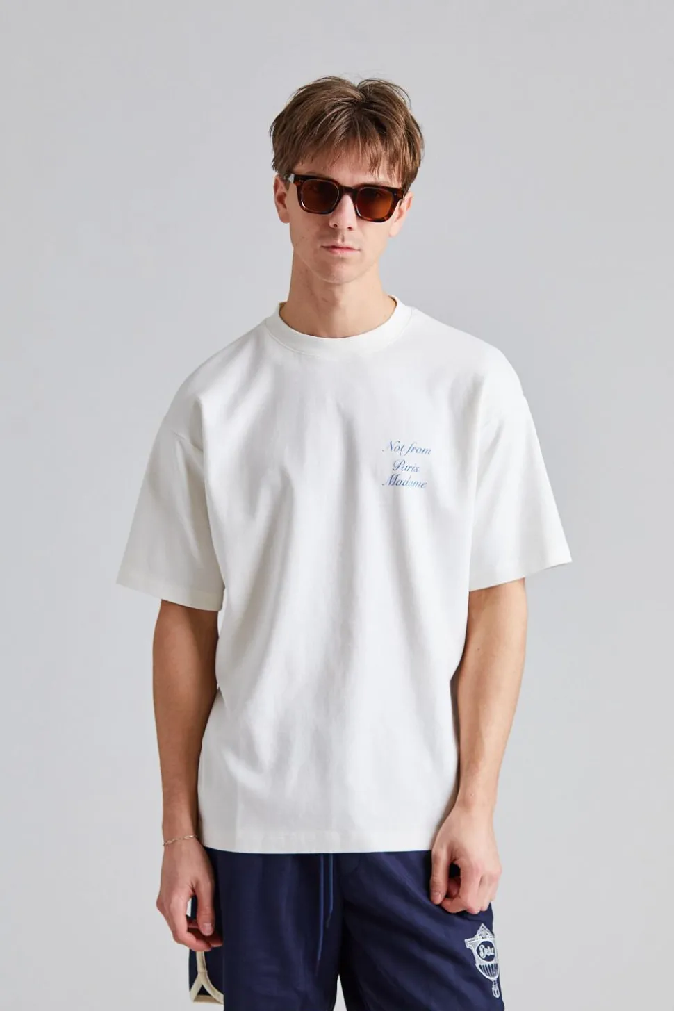 Le T-Shirt Slogan Cursive Off White
