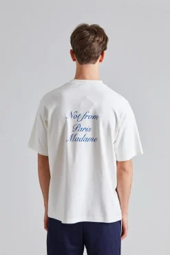 Le T-Shirt Slogan Cursive Off White
