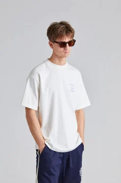 Le T-Shirt Slogan Cursive Off White