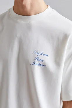 Le T-Shirt Slogan Cursive Off White