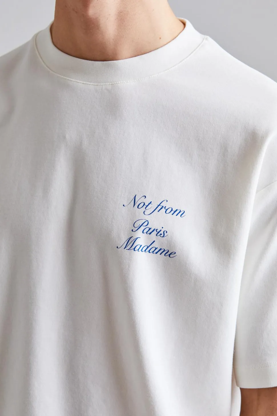 Le T-Shirt Slogan Cursive Off White