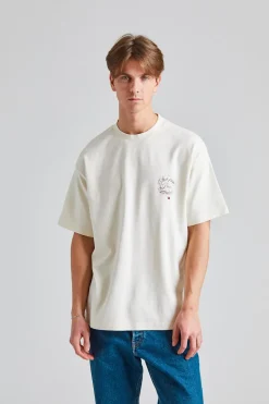 Le T-Shirt Slogan Vignes Cream