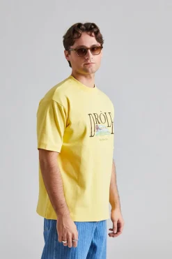 Le T-Shirt Tennis Court Light Yellow