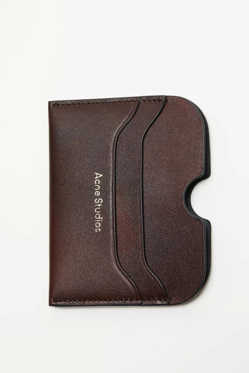 Leather Card Holder Dark Brown FN-UX-SLGS000287