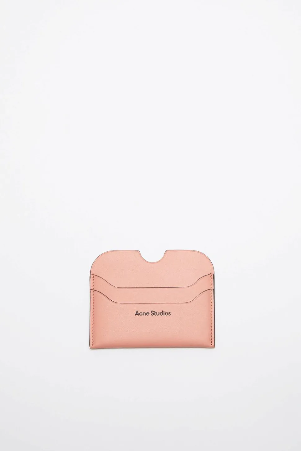 Leather Card Holder Salmon Pink FN-UX-SLGS000257