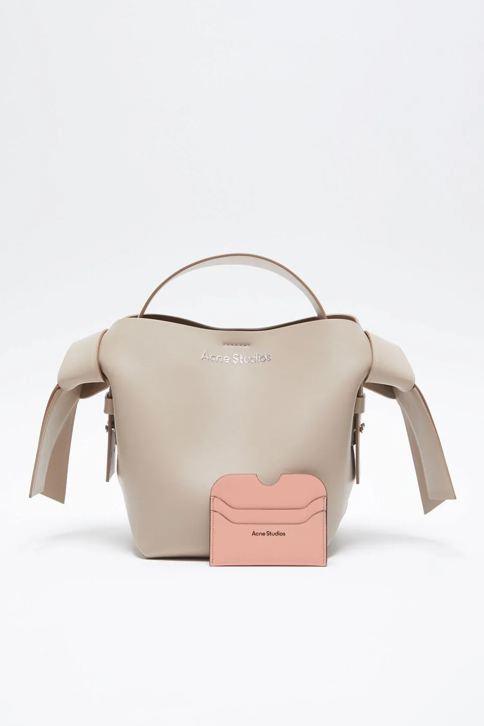 Leather Card Holder Salmon Pink FN-UX-SLGS000257