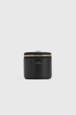 Leather Jewelry Box Black