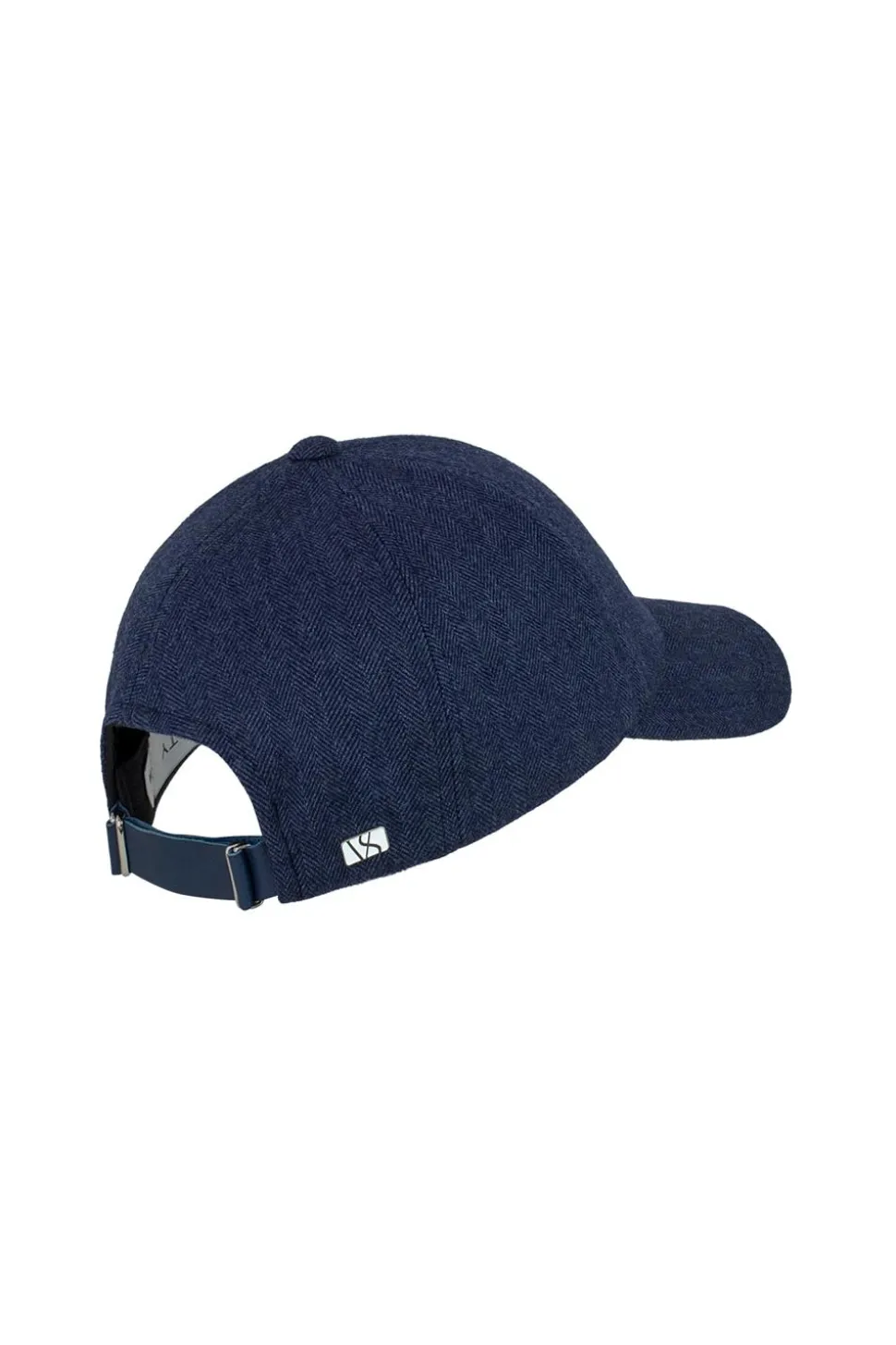 Legacy Structured Cashmere Navy Herringbone
