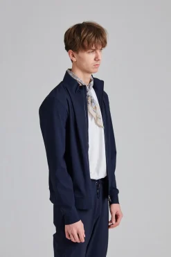Leisure Zip Jacket Navy